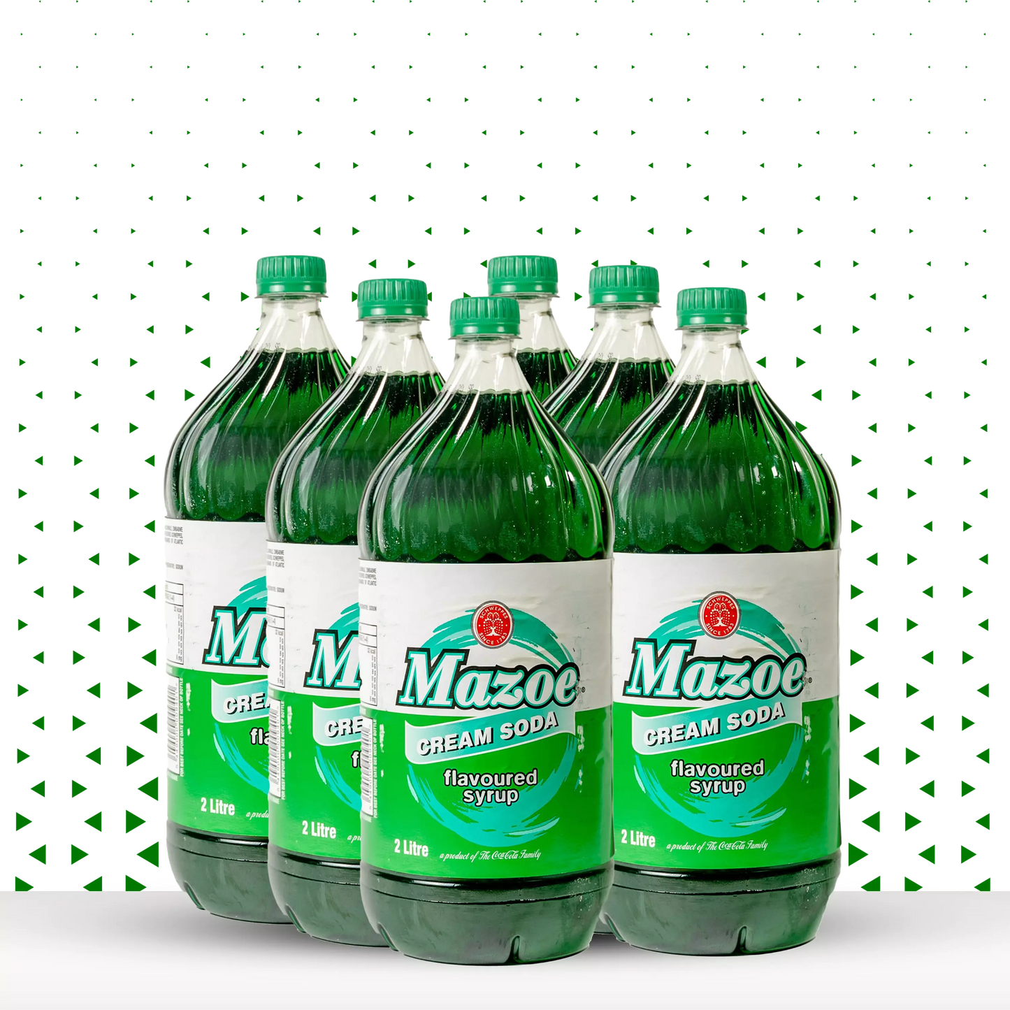 Mazoe Cream Soda/Raspberry 6 x 2l Case