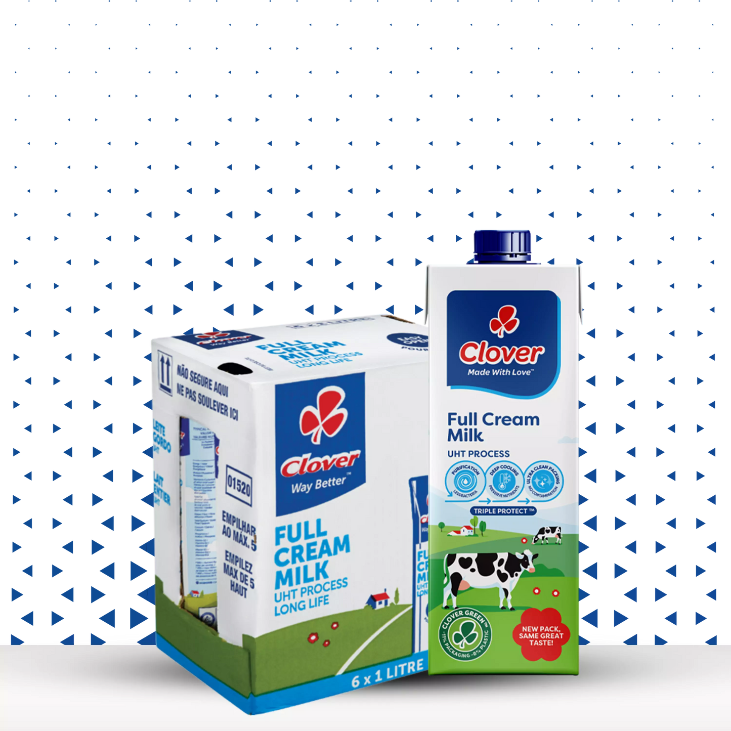 Longlife Milk 6x1litre