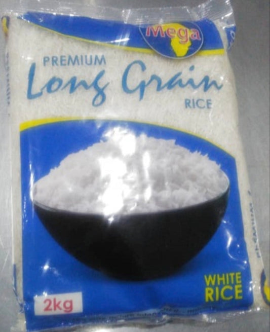 Mega Premium Long Grain Rice 2kg