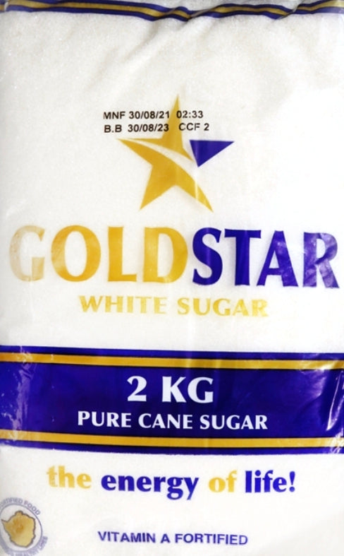Gold Star White Sugar 2kg